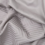 Two-sided satin bedding set made of 400 thread count cotton and tencel fiber