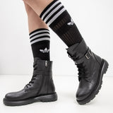 Women's leather shoes