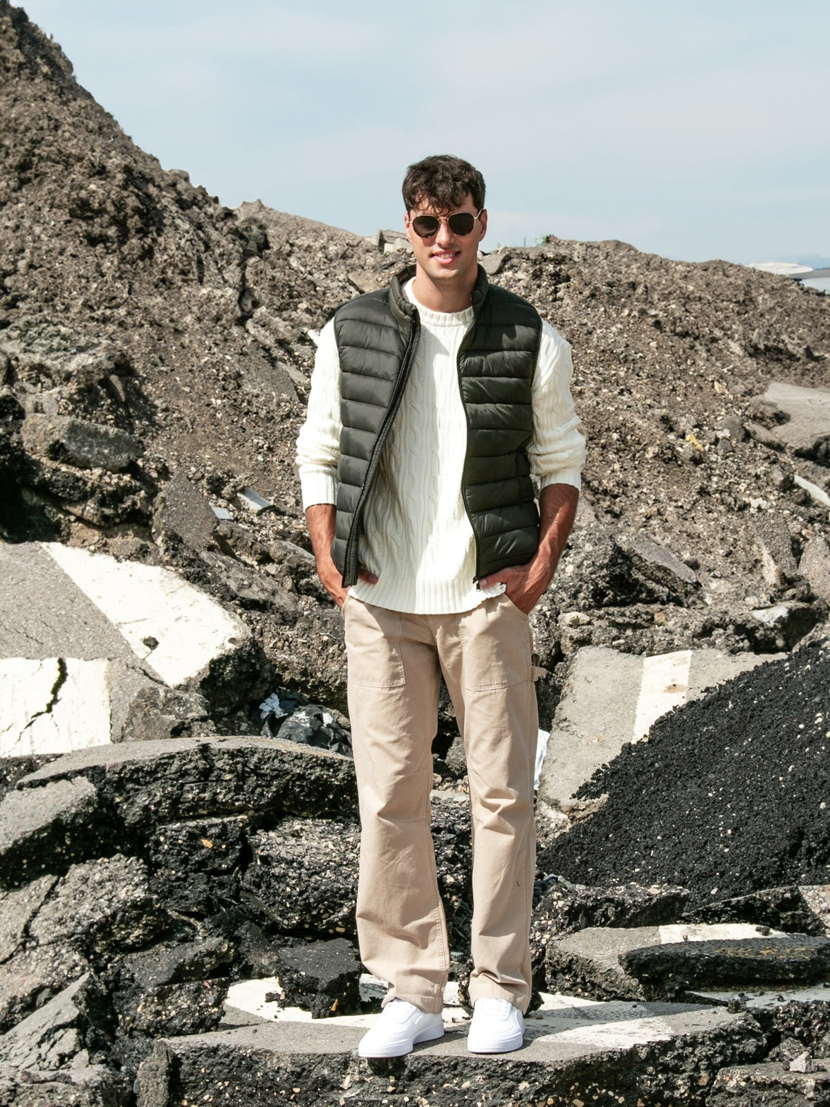 Men's outdoor waistcoat