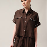 Women's short-sleeved shirt