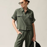 Women's short-sleeved shirt