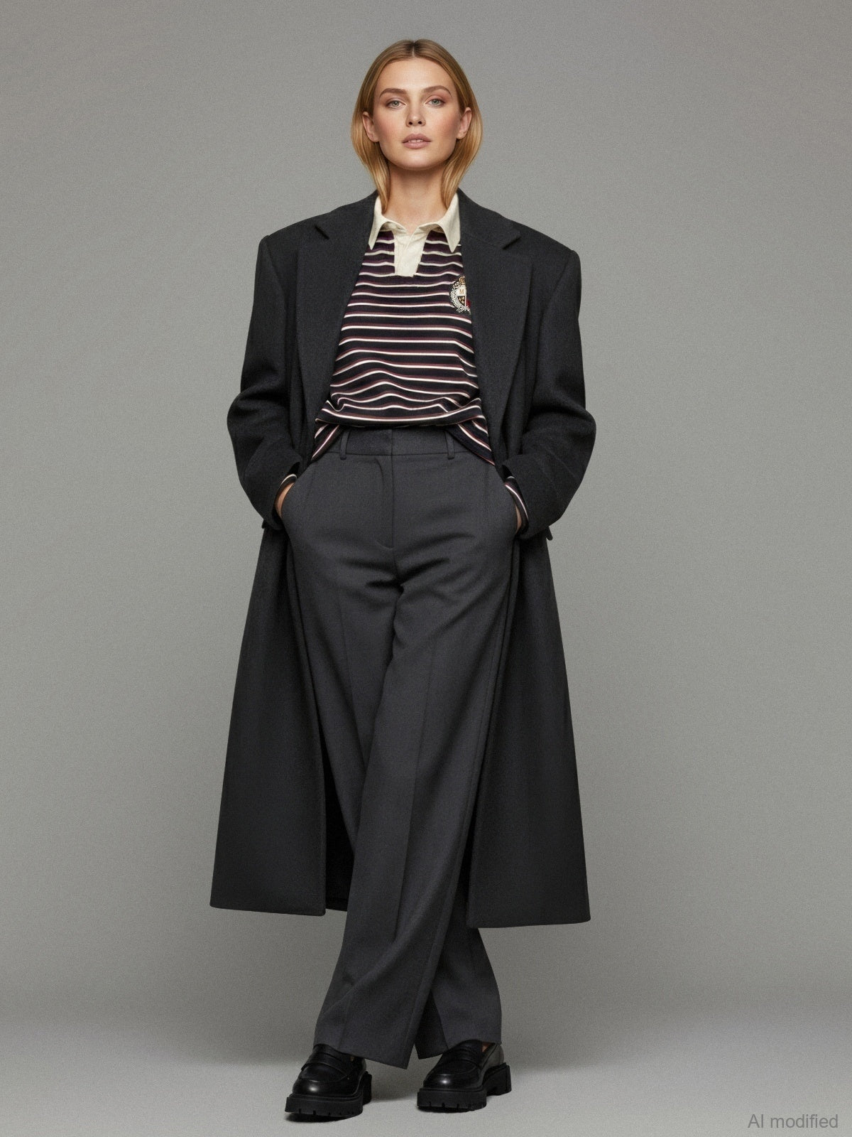 Women's long-sleeved blouse