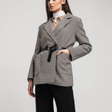 Women's jacket with belt