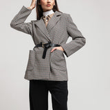 Women's jacket with belt