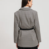 Women's jacket with belt