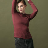 Women's blouse with cashmere