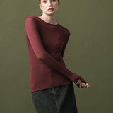 Women's blouse with cashmere