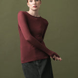 Women's blouse with cashmere