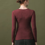 Women's blouse with cashmere