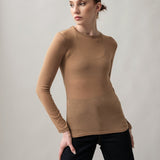 Women's blouse with cashmere