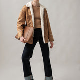 Women's blouse with cashmere
