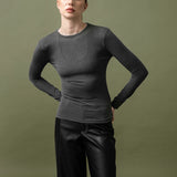 Women's blouse with cashmere