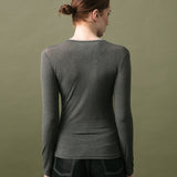 Women's blouse with cashmere