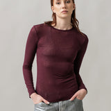 Women's blouse with cashmere