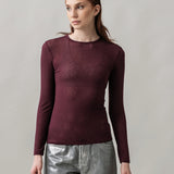 Women's blouse with cashmere