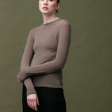 Women's blouse with cashmere