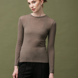 Women's blouse with cashmere