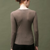 Women's blouse with cashmere