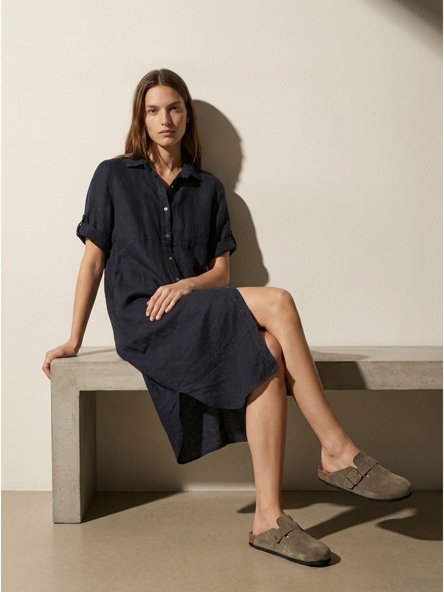 Women's dress, Capsule Collection, 100% linen