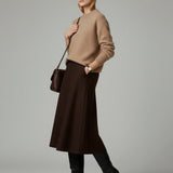 Women's jumper with baby alpaca wool