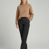 Women's jumper with baby alpaca wool