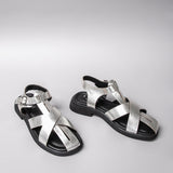 Women's leather sandals