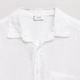 Men's short-sleeved linen shirt