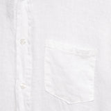Men's short-sleeved linen shirt
