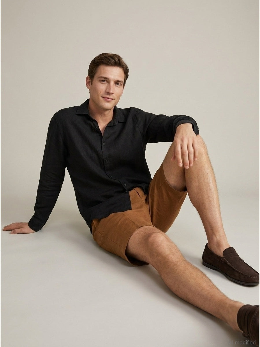 Men's linen shirt