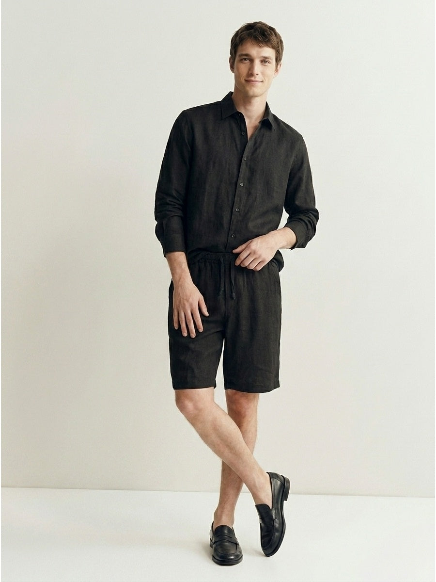 Men's linen shorts