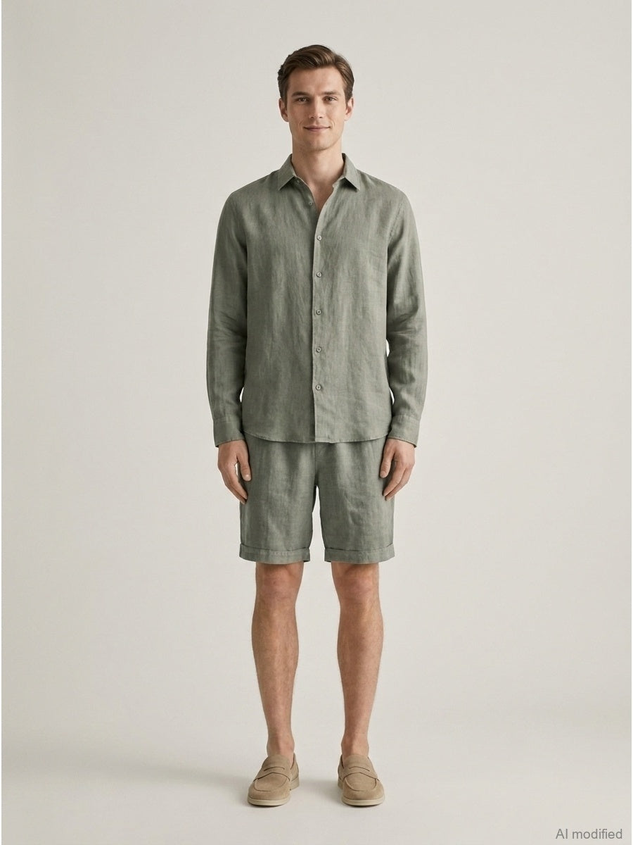 Men's linen shorts