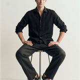 Men's linen trousers