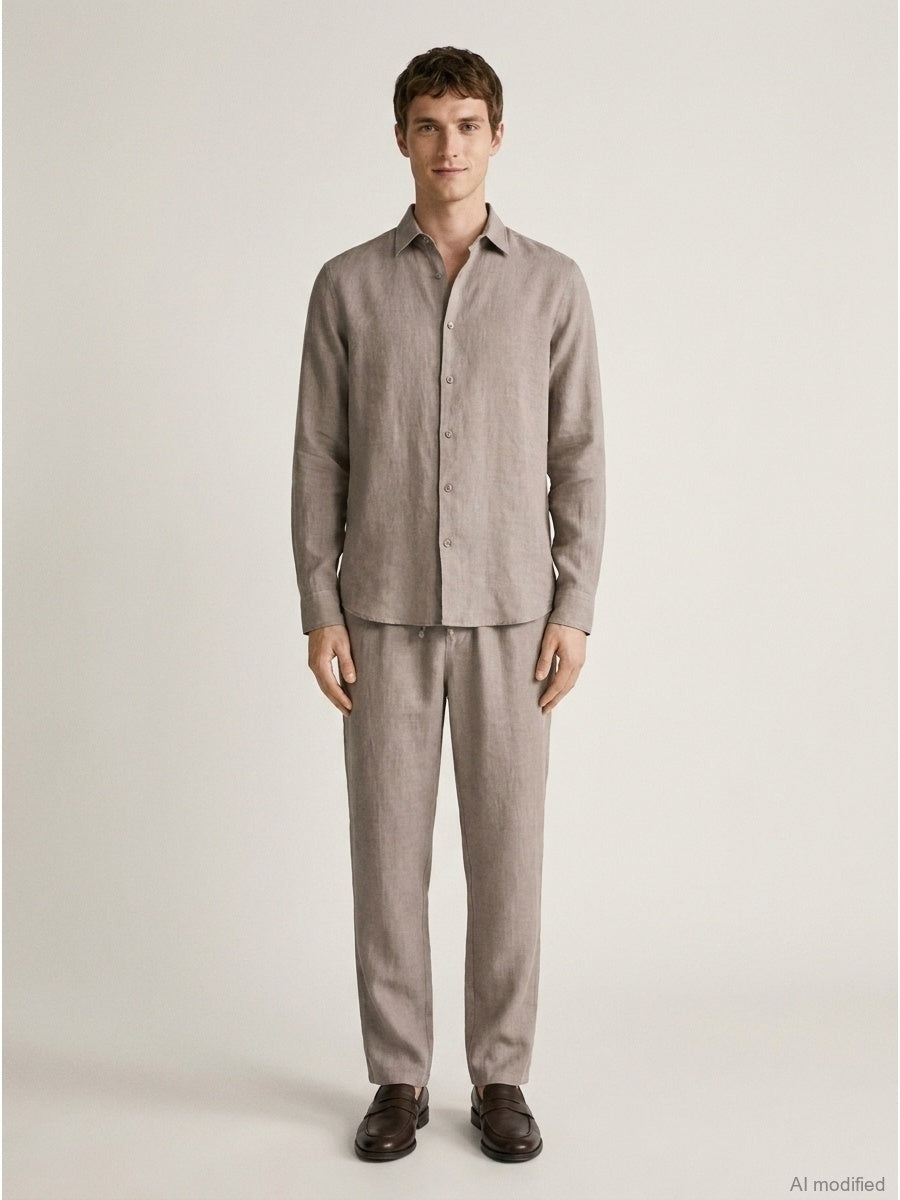 Men's linen trousers