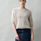 Women's jumper with Baby mohair and alpaca wool
