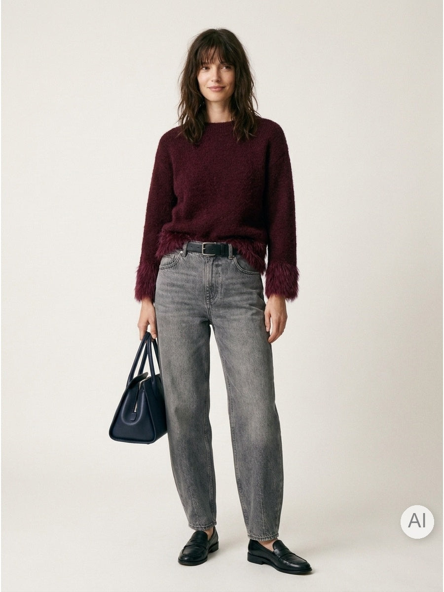 Women’s jumper made from baby alpaca wool