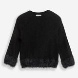 Women's jumper with baby alpaca wool