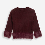 Women's jumper with baby alpaca wool