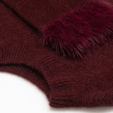 Women's jumper with baby alpaca wool