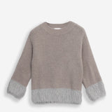 Women's jumper with baby alpaca wool