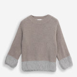 Women's jumper with baby alpaca wool