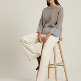 Women's jumper with baby alpaca wool