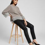 Women's jumper with baby alpaca wool