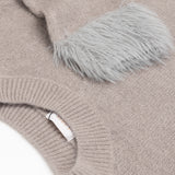 Women's jumper with baby alpaca wool