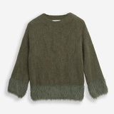 Women's jumper with baby alpaca wool