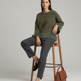 Women's jumper with baby alpaca wool