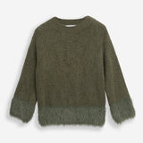 Women's jumper with baby alpaca wool
