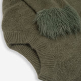 Women's jumper with baby alpaca wool