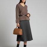 Women's jumper with baby alpaca wool