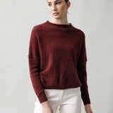 Women's jumper with Baby alpaca wool