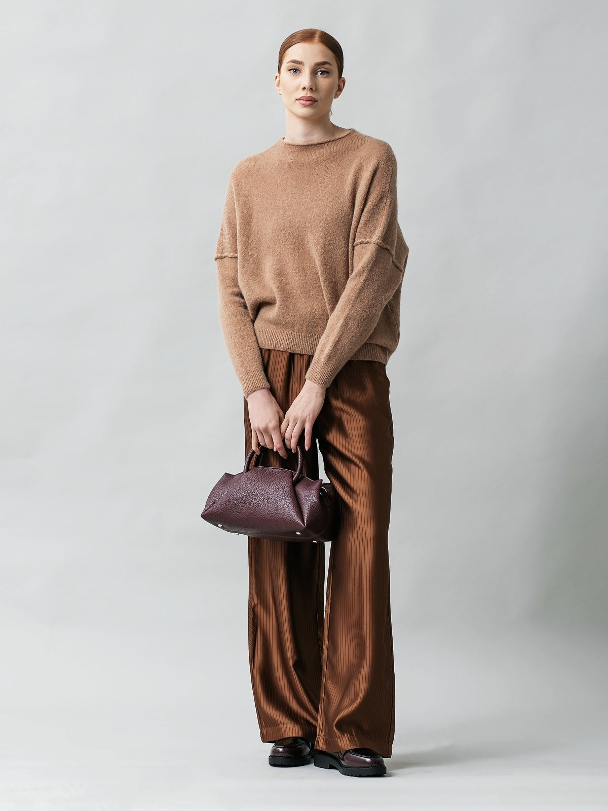 Women's jumper with Baby alpaca wool